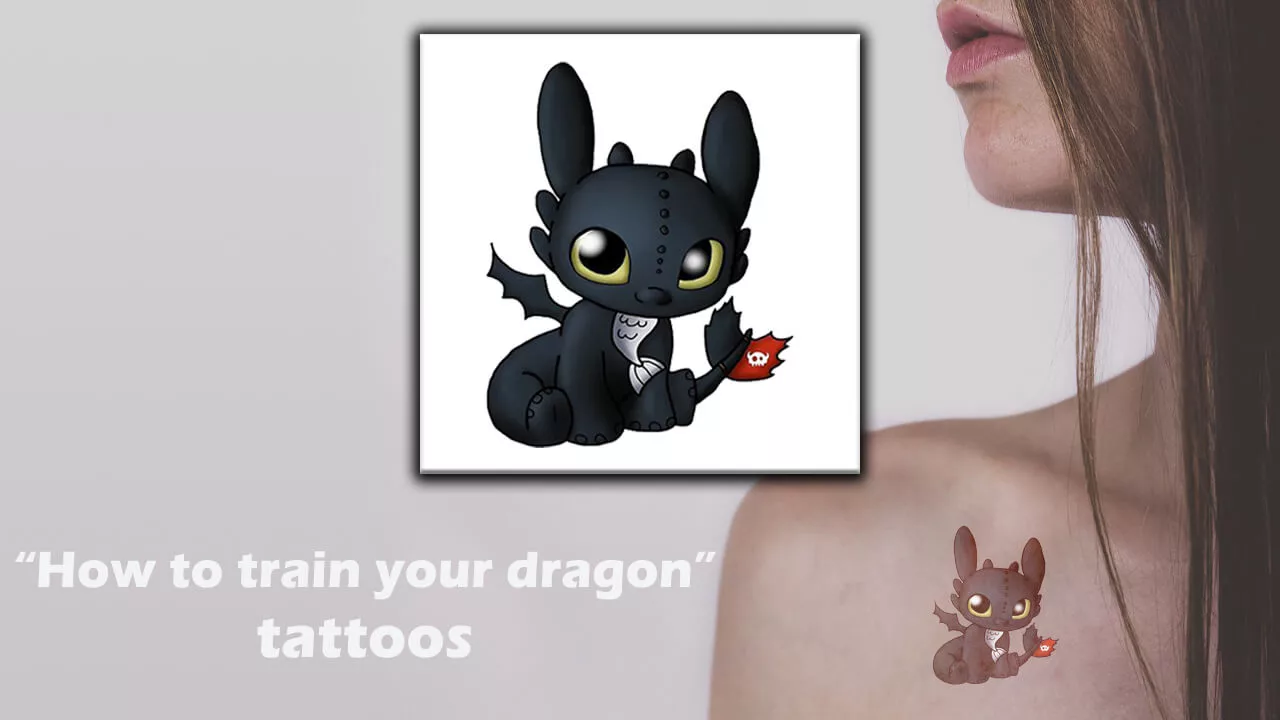 Dragon Trainer Temporary Tattoo Sticker - OhMyTat