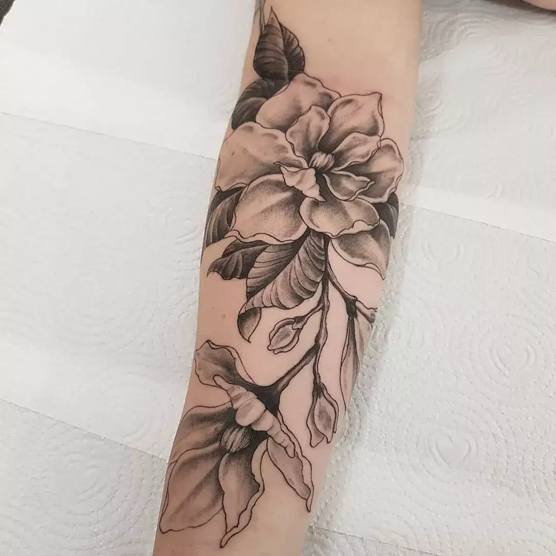 Buy Temporary Tattoo/magnolia Flowers/floral Tattoo/ Feminine Tattoo Online  in India - Etsy