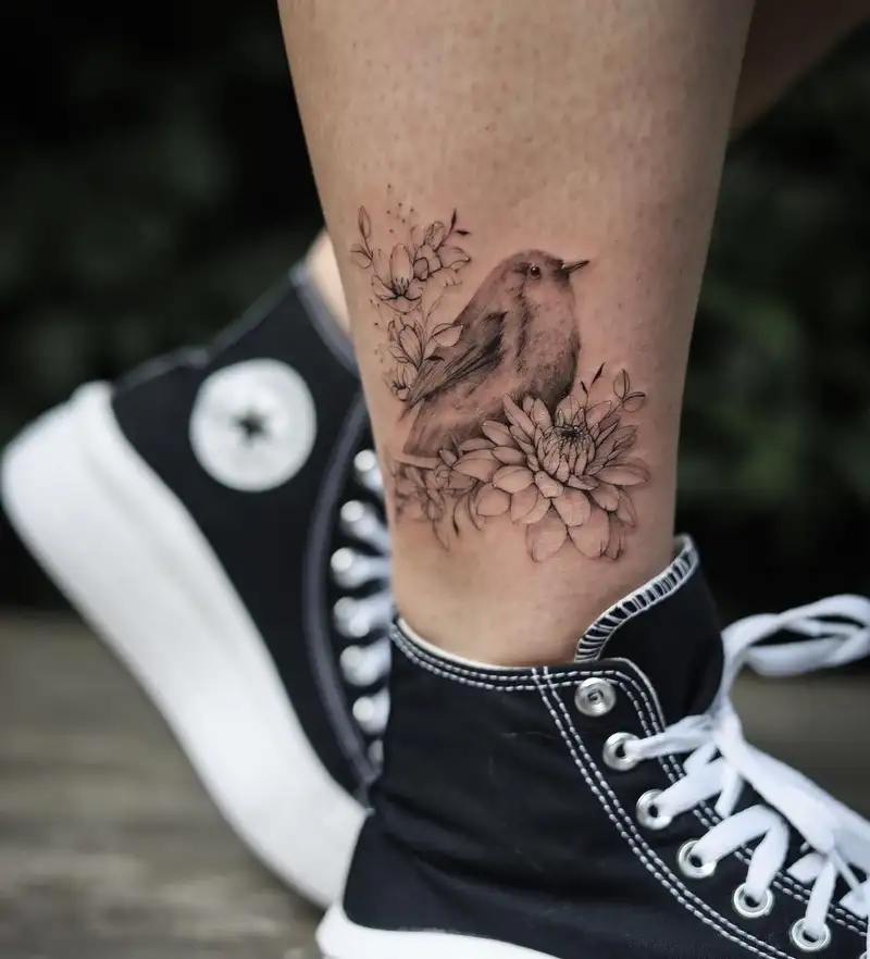 Dahlia Tattoo – See The Most Beautiful Dahlia Tattoos Ever!
