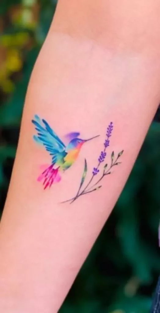hummingbird tattoo104