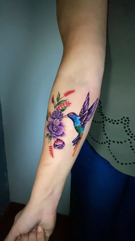 Tattoo uploaded by Maiko Only • Matching Hummingbirds 🐦 #tattoo #tattoos  #tatts #uk #nottingham #colourfultattoos #watercolourtattoo #animaltattoo  #birdtattoo #birds #colour #uktattoos #nottinghamtattoos #inked #ink  #colours #floral #birdstattoo ...