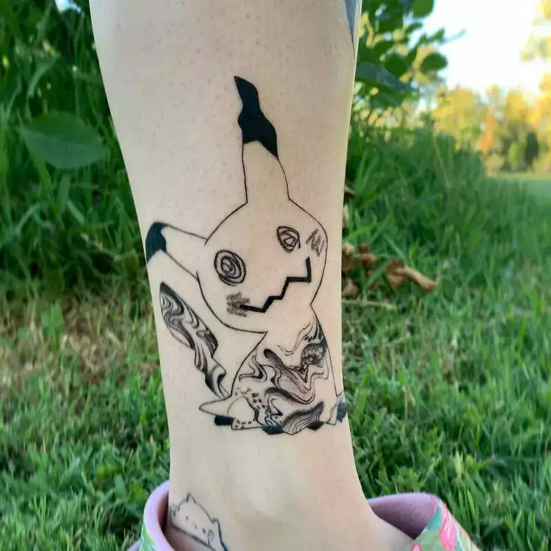 1Pcs Pokmon Pikachu Tattoo Stickers Temporary Tattoo Sticker Arm Face Fake Tattoo  Cute Cartoon Tattoo Body Tattoo for Kids