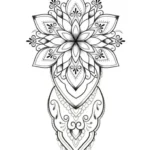 mandala tattoo stencil (21)