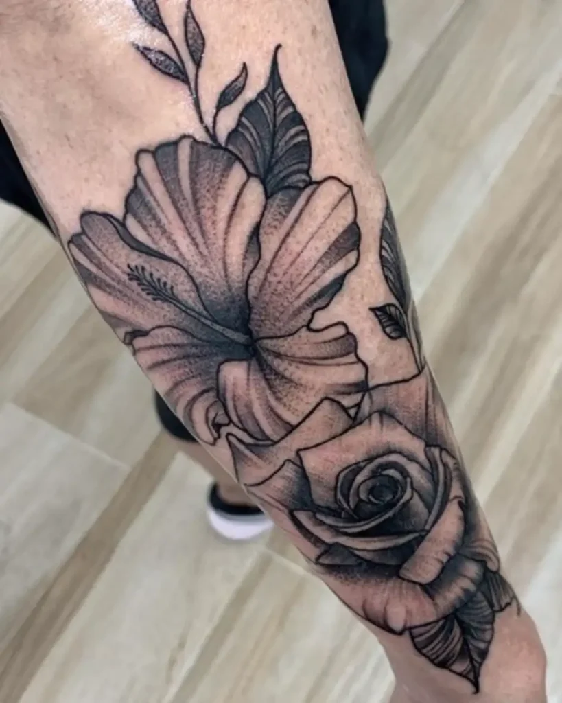 hibiscus tattoo (106)