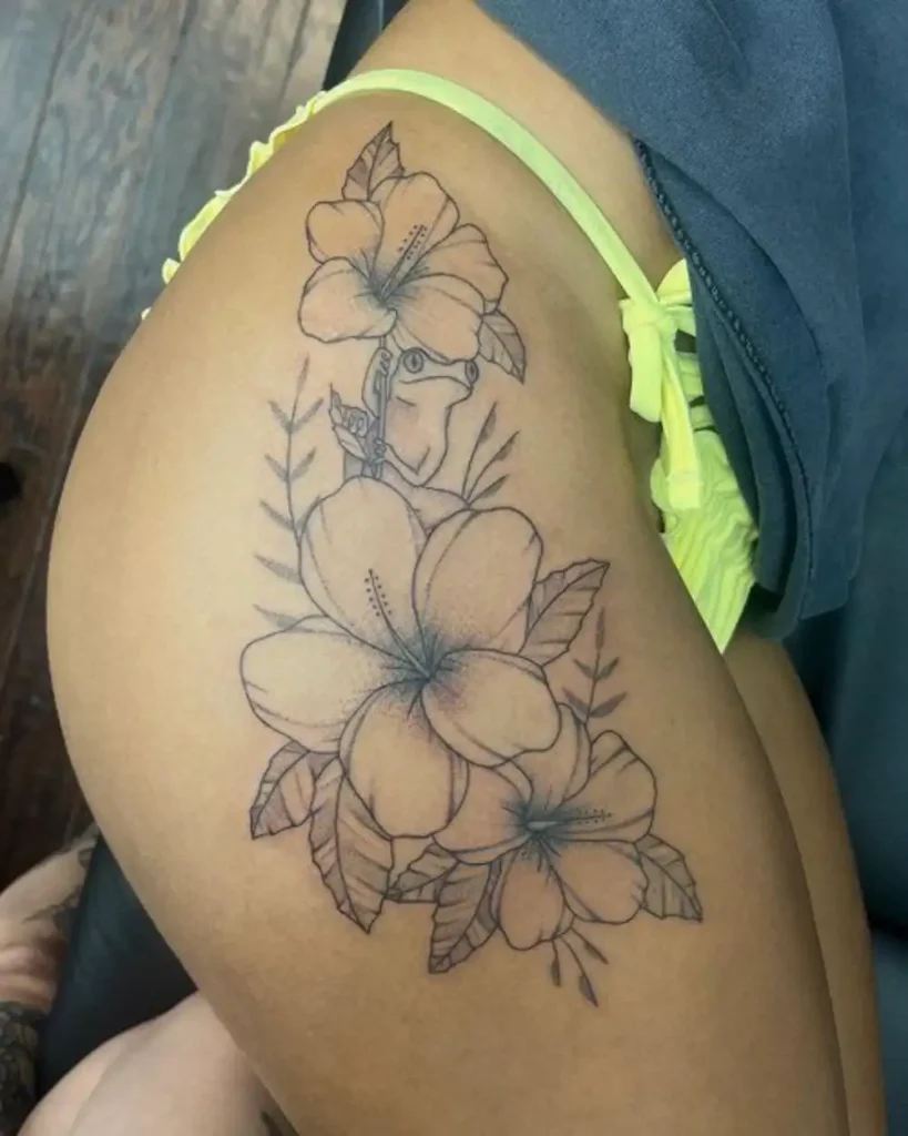 hibiscus tattoo (111)