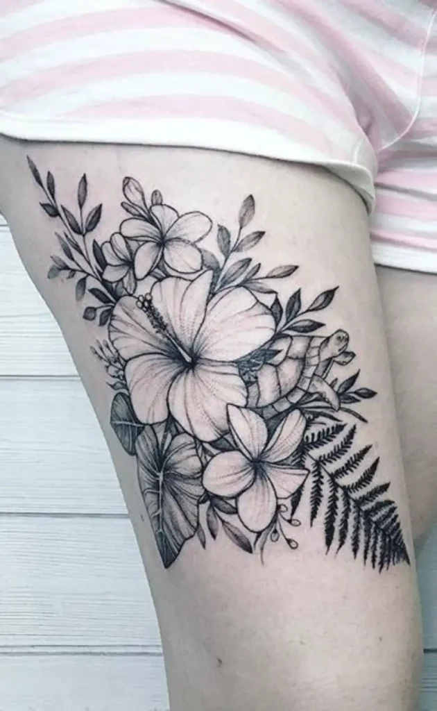 hibiscus tattoo (98)