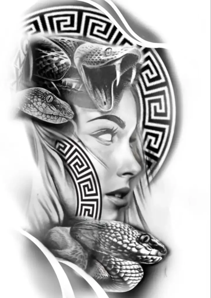 medusa tattoo stencil (30)