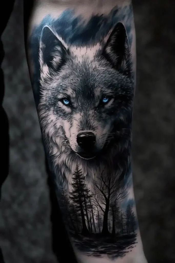 wolf tattoo (136)