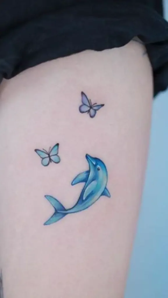 dolphin tattoo (148)