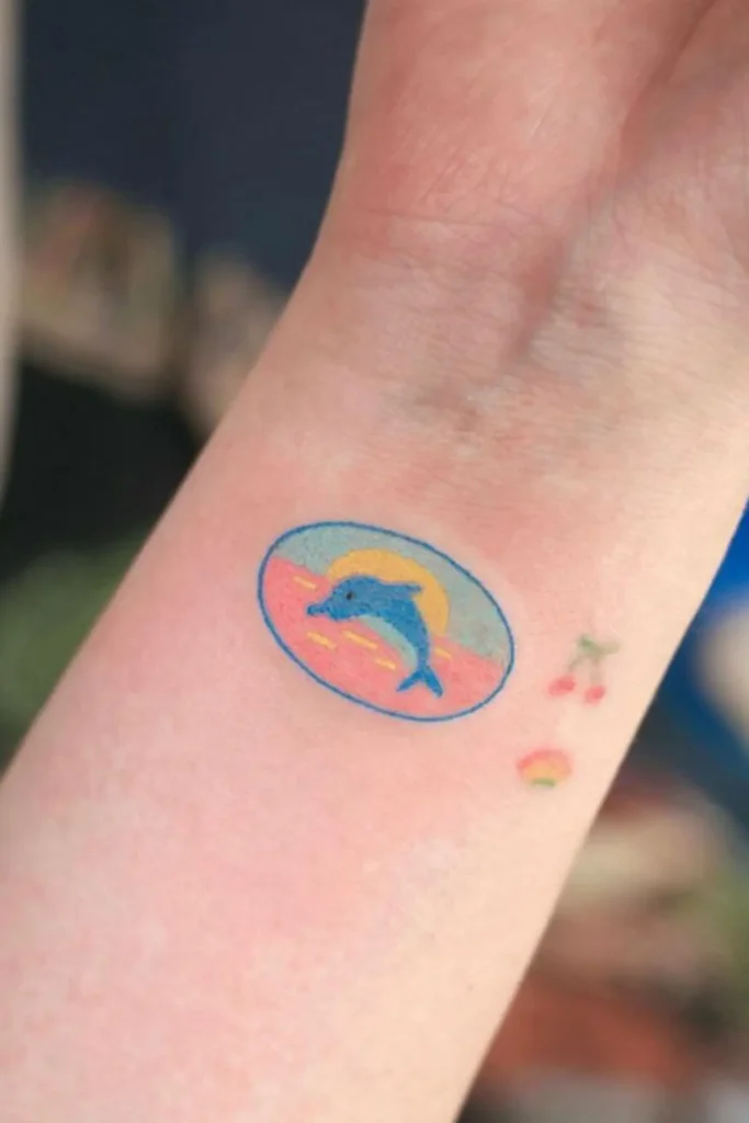 dolphin tattoo (70)