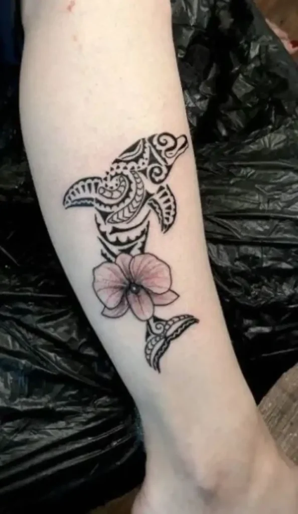tribal dolphin tattoo