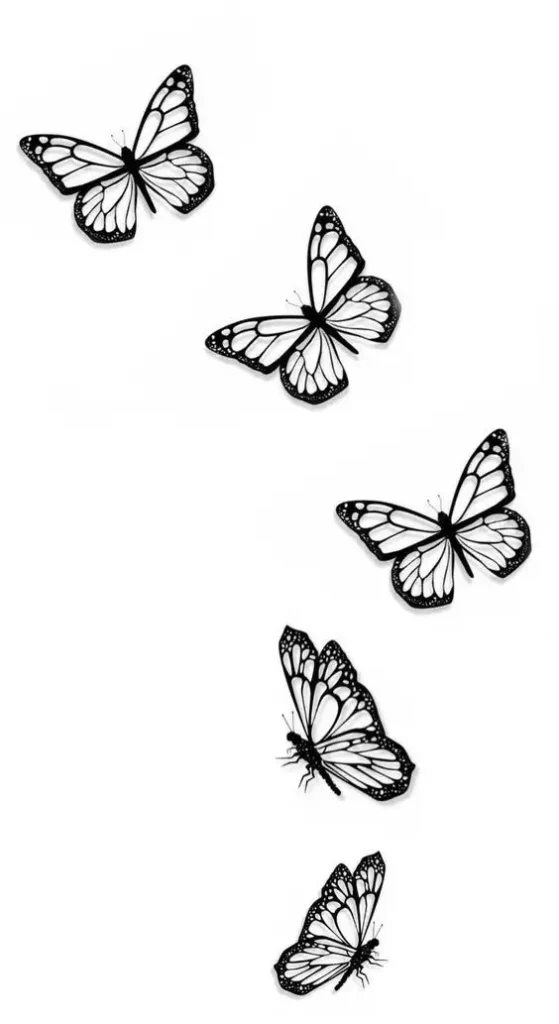 butterfly tattoo stencil (11)