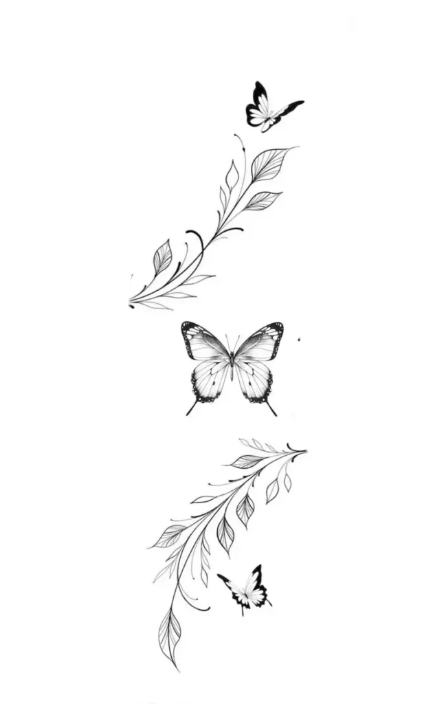 butterfly tattoo stencil (24)