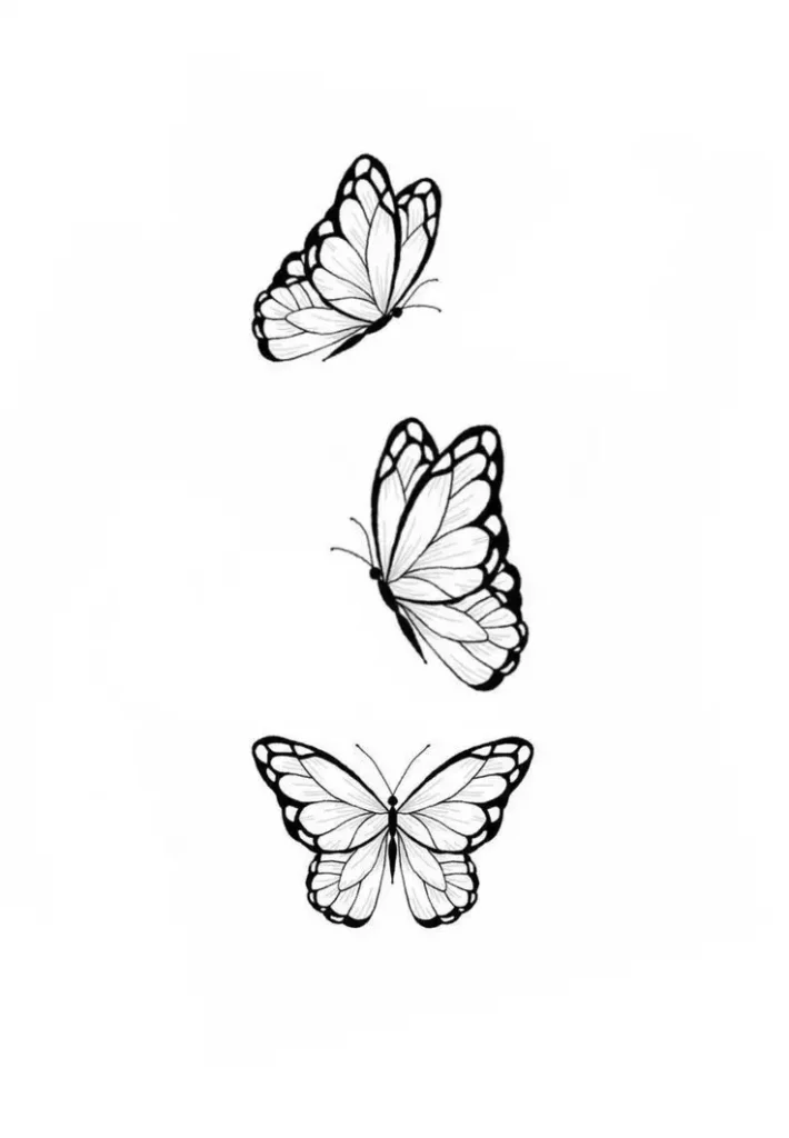 butterfly tattoo stencil (26)