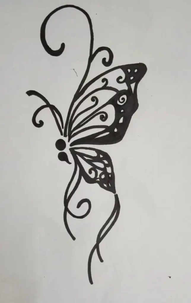 butterfly tattoo stencil (27)