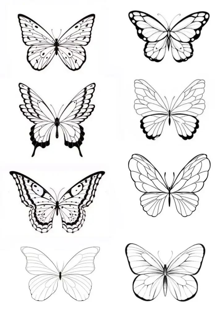 butterfly tattoo stencil (53)