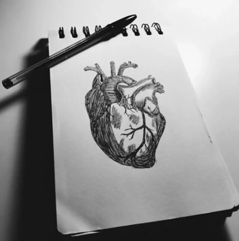 heart tattoo sketch (65)