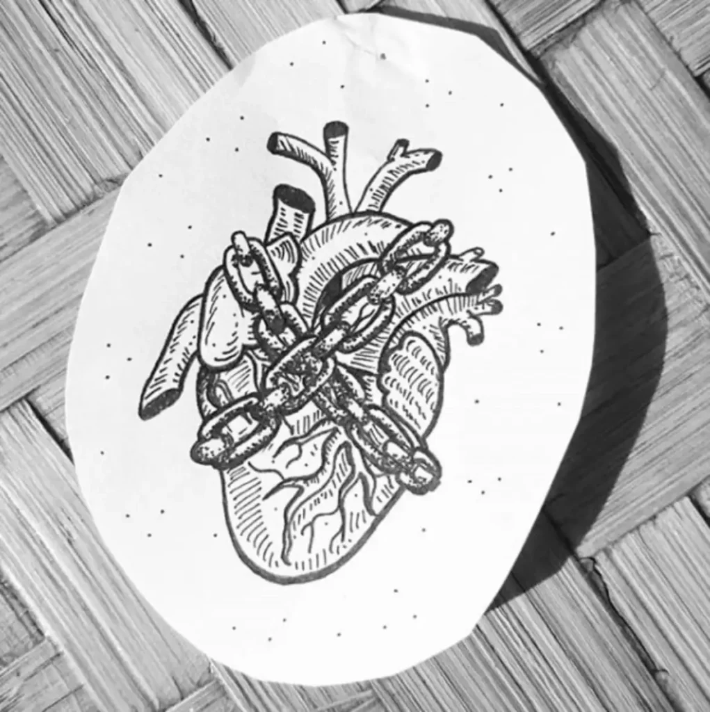 heart tattoo sketch (68)