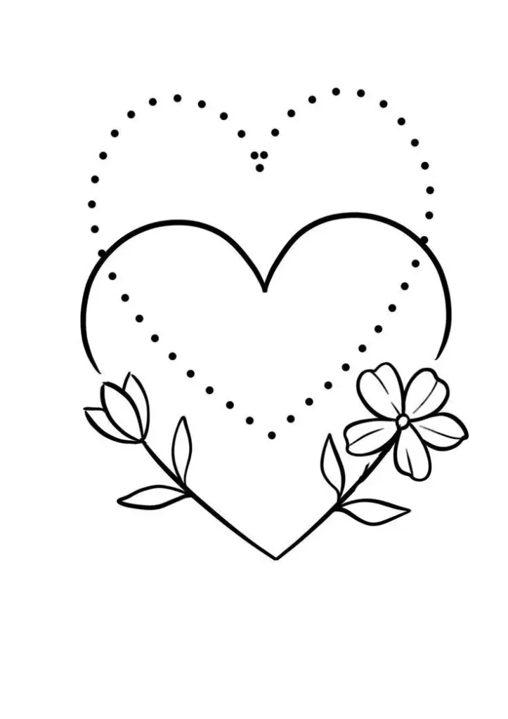 heart tattoo stencil (25)