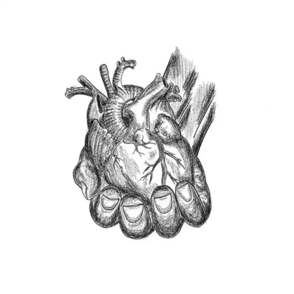 heart tattoo stencil (5)