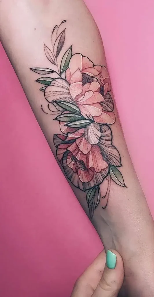 Peony Tattoo (15)