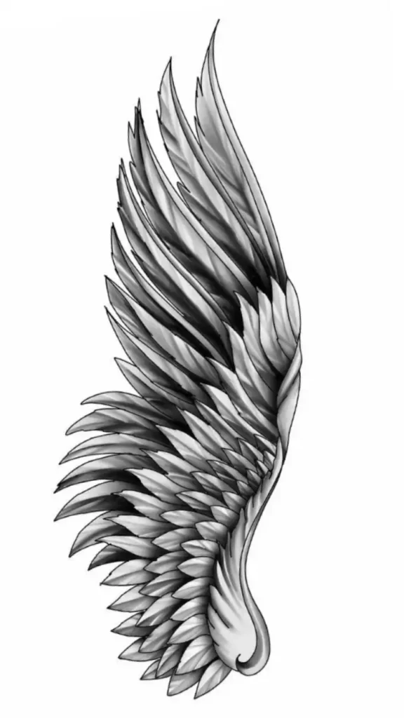 Angel Wings Tattoo Stencil (20)