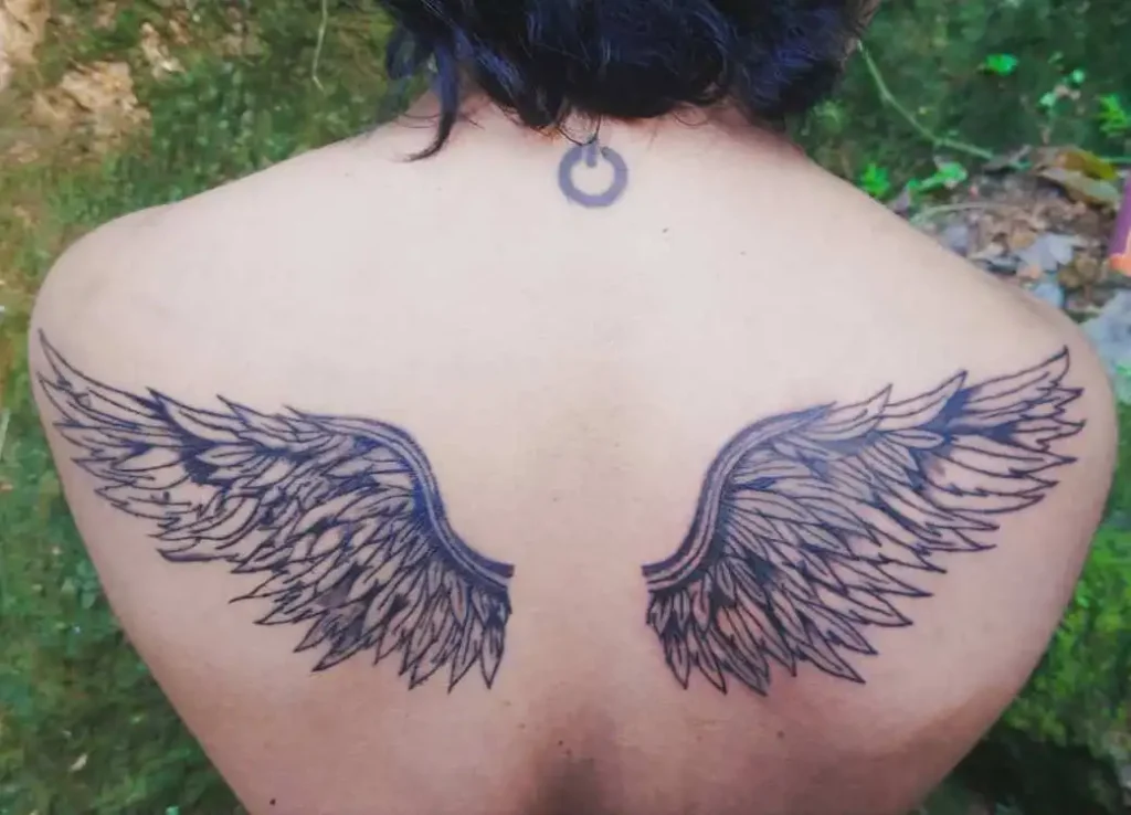 angel wings tattoo (46)