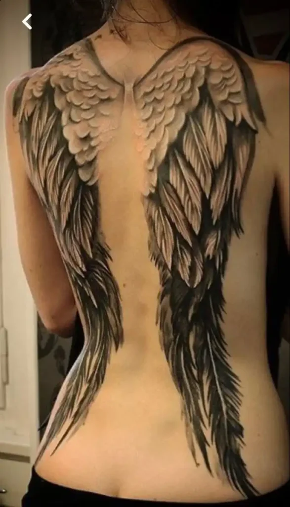 angel wings tattoo (51)