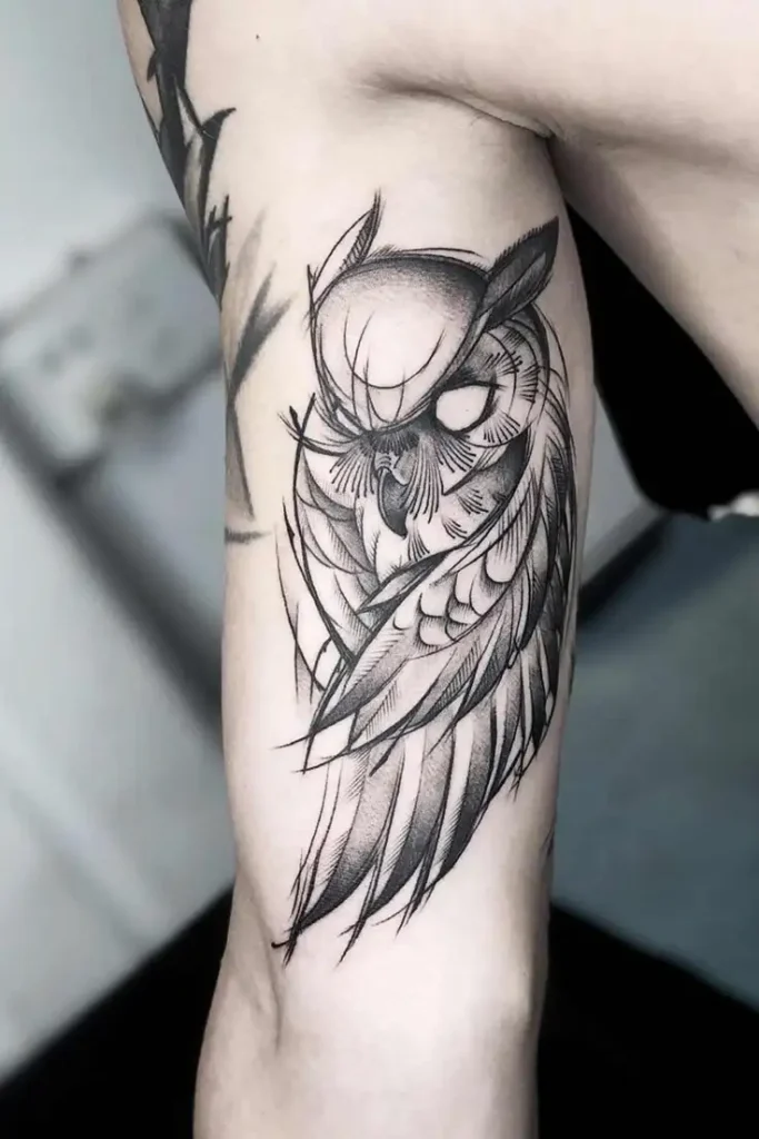 owl tattoo (156)