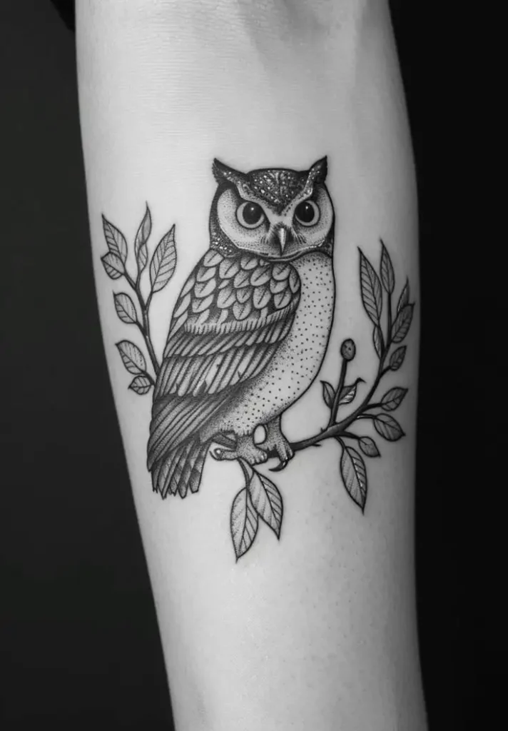 owl tattoo (245)