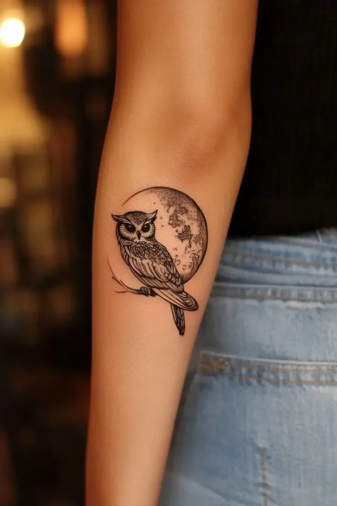 owl tattoo (296)