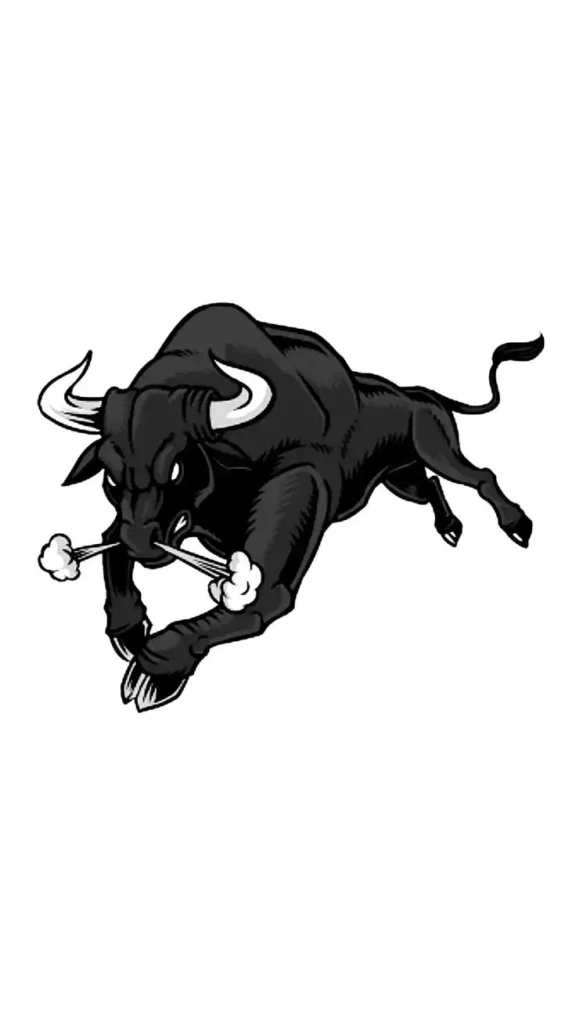 Bull Tattoo Stencil (26)