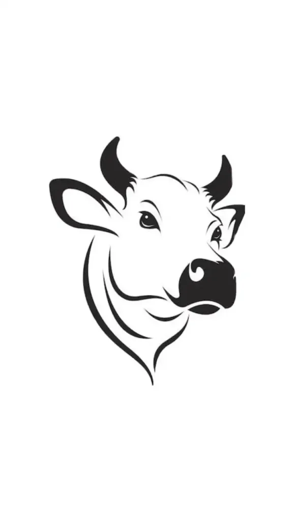 Bull Tattoo Stencil (28)