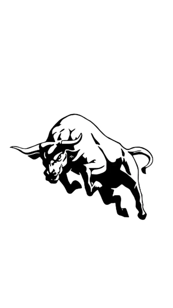 Bull Tattoo Stencil (8)