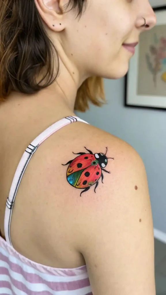 Ladybug Tattoo (34)
