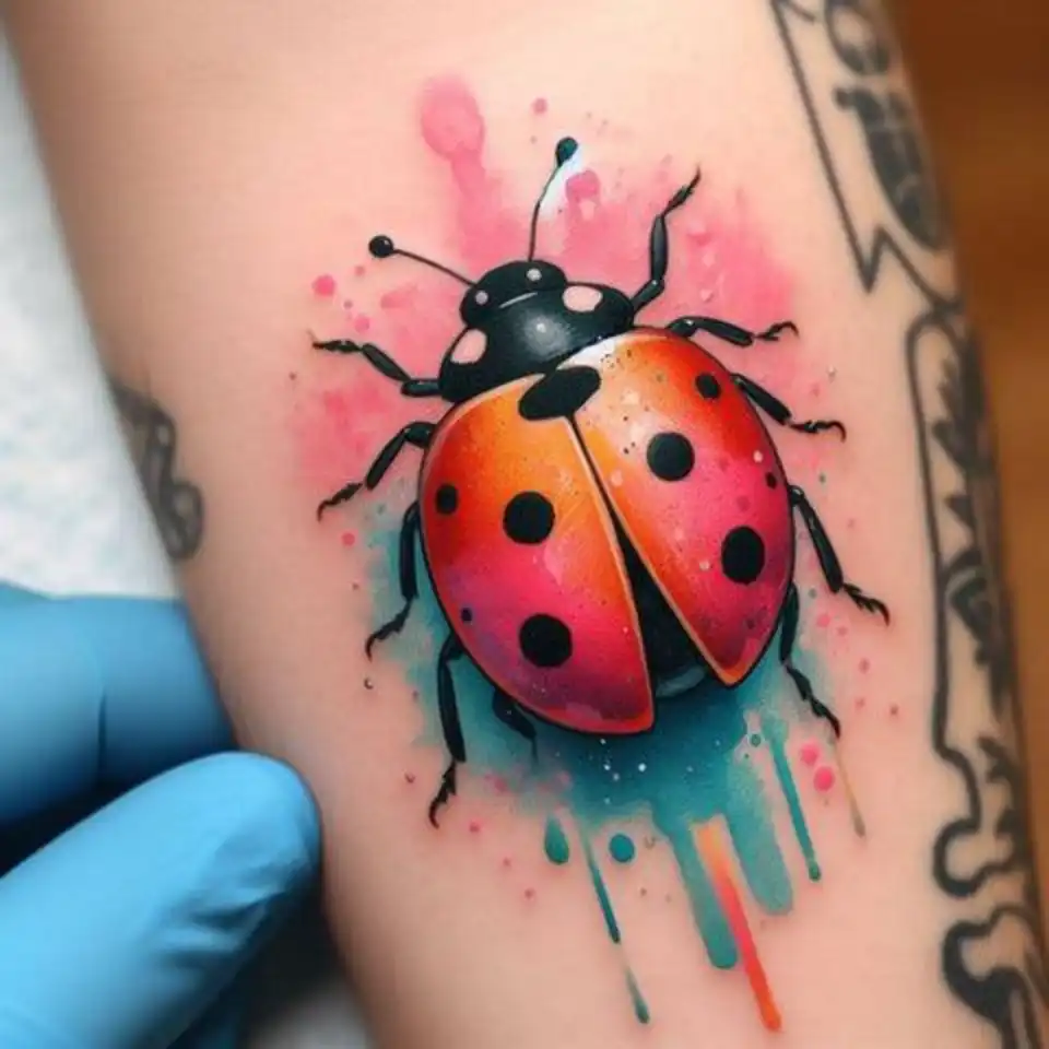 Ladybug Tattoo (73)
