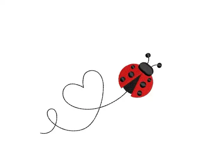 Ladybug Tattoo Stencil (34)