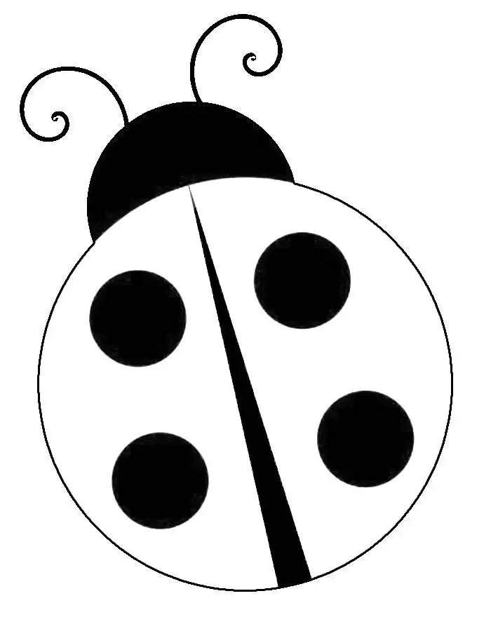 Ladybug Tattoo Stencil (41)