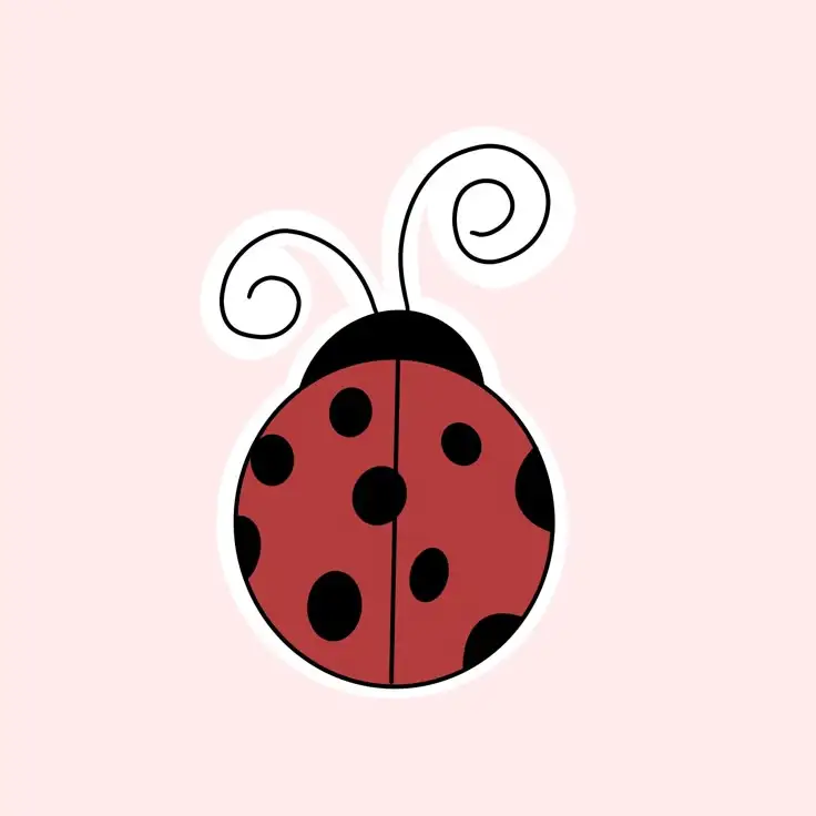 Ladybug Tattoo Stencil (42)