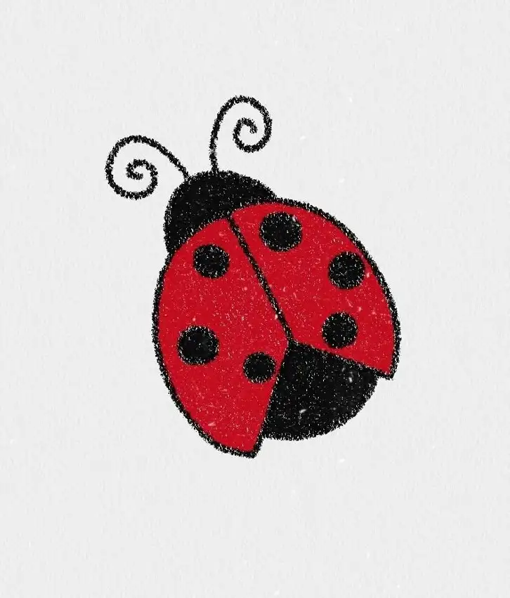 Ladybug Tattoo Stencil (6)
