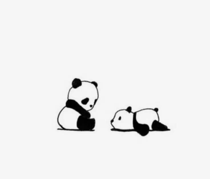 Panda Tattoo Stencil (16)