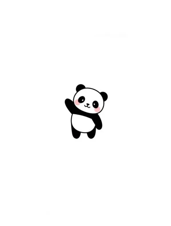Panda Tattoo Stencil (17)