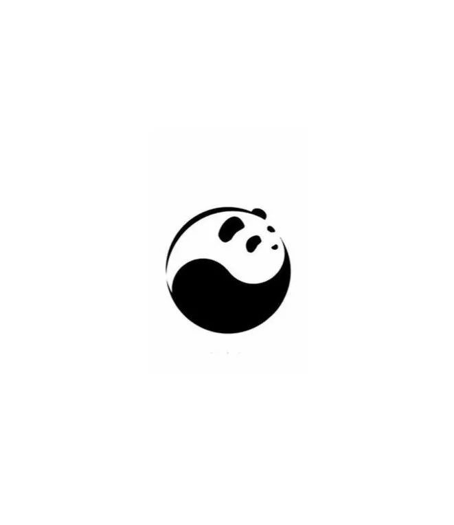 Panda Tattoo Stencil (30)