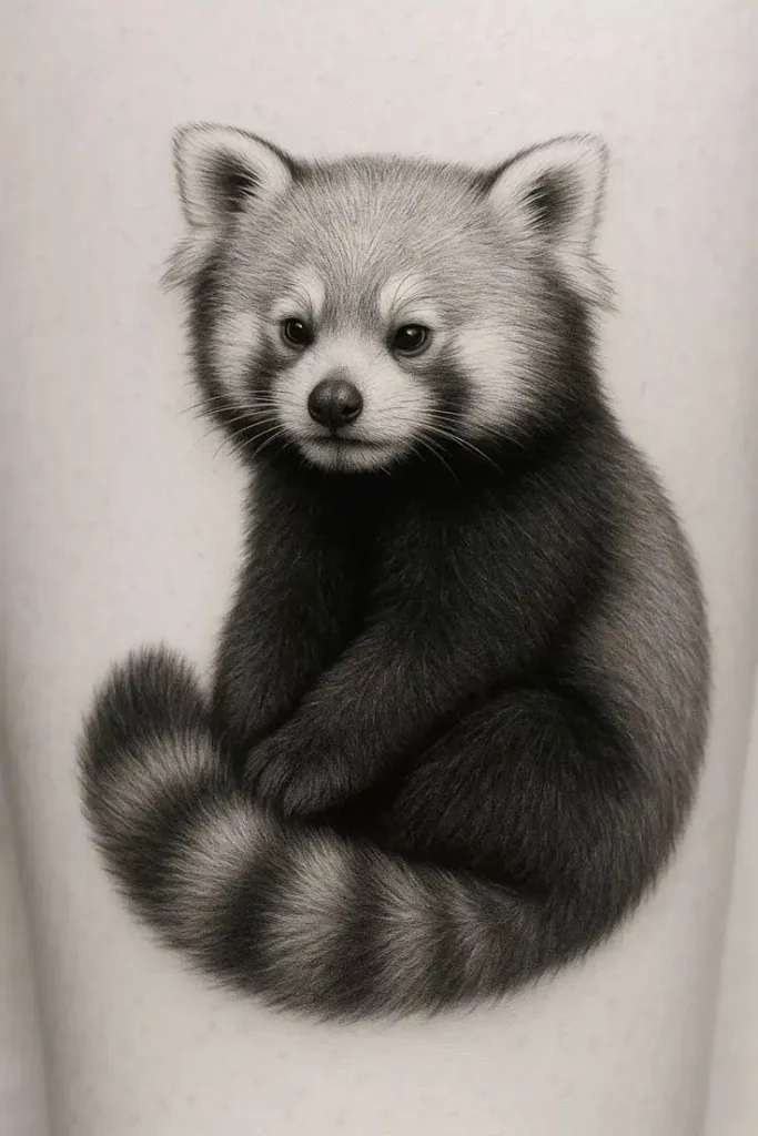 Red Panda Tattoo (18)