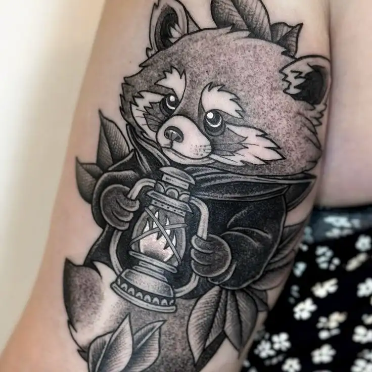 Red Panda Tattoo (29)