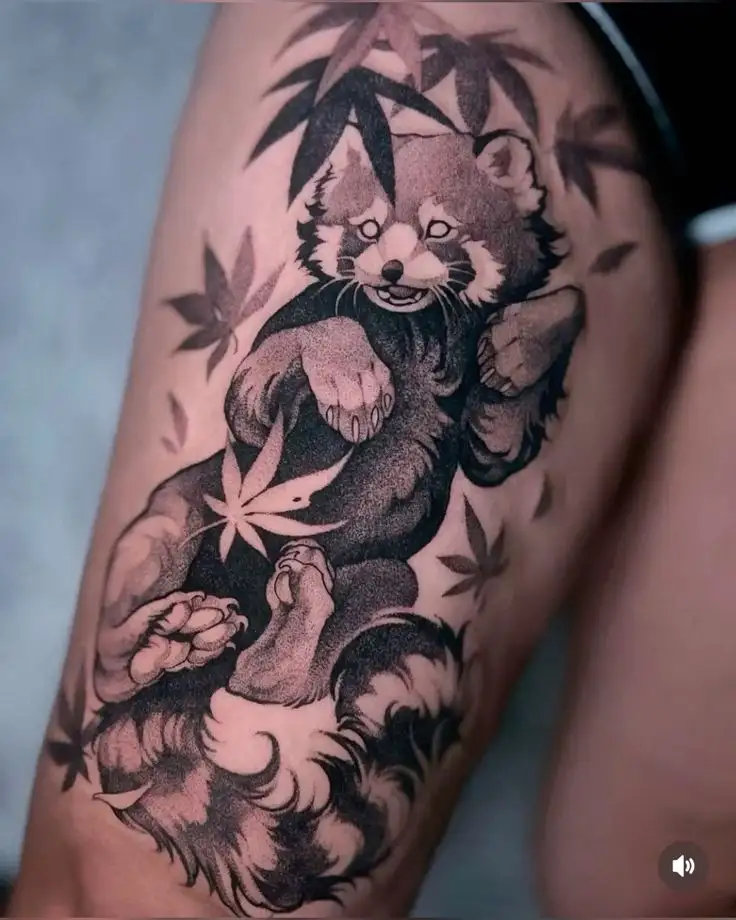 Red Panda Tattoo (30)
