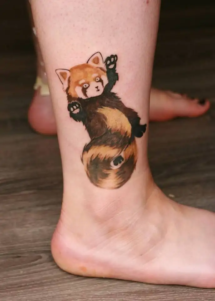 Red Panda Tattoo (9)