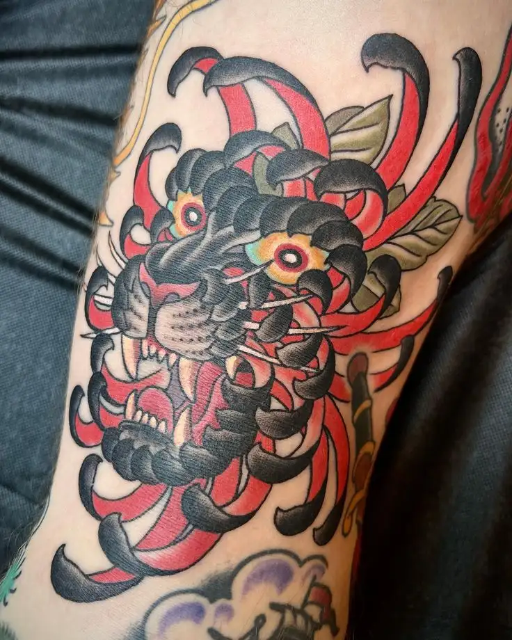 Traditional Panther Tattoo (10)
