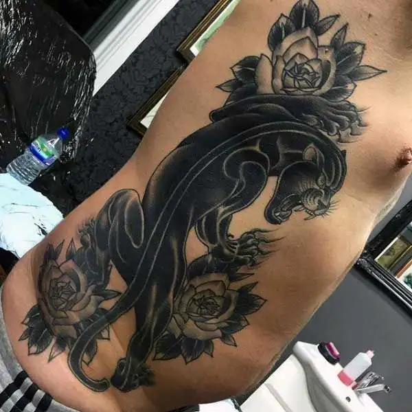 Traditional Panther Tattoo (8)