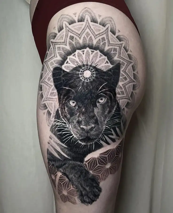 black panther tattoo meaning